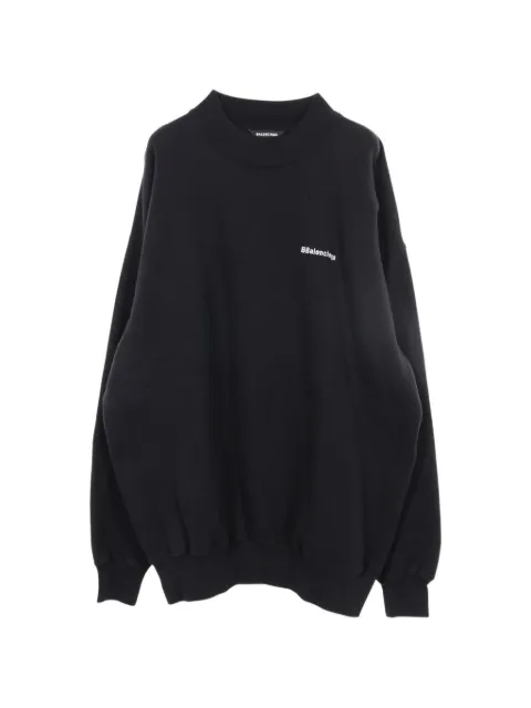 Balenciaga Pre-Owned 2010s logo-embroidered sweatshirt