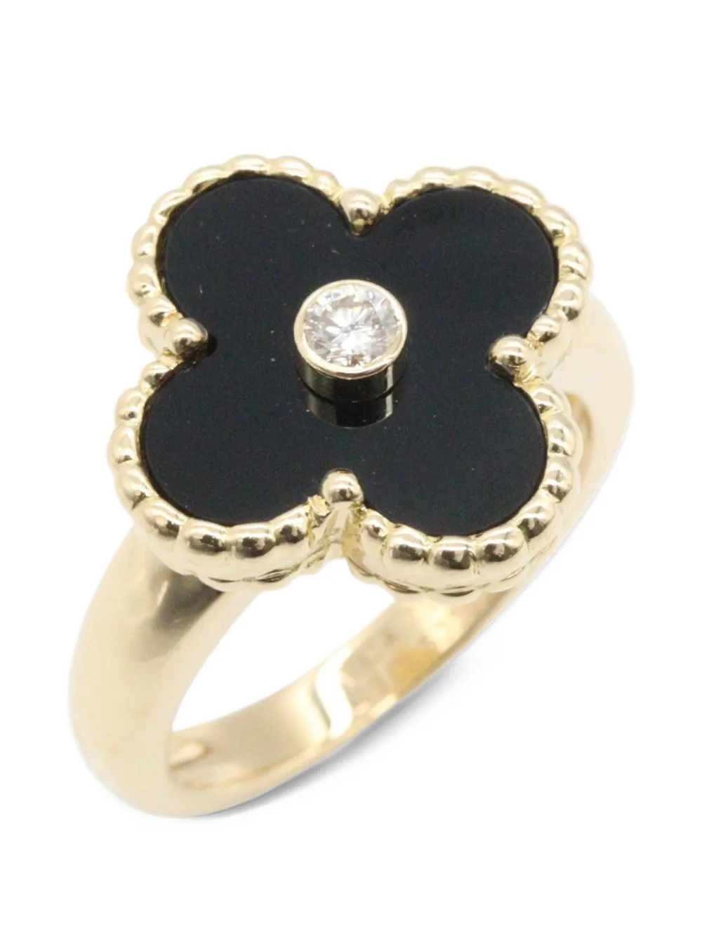 Van Cleef & Arpels Pre-Owned 2010s Vintage Alhambra diamond ring - Oro