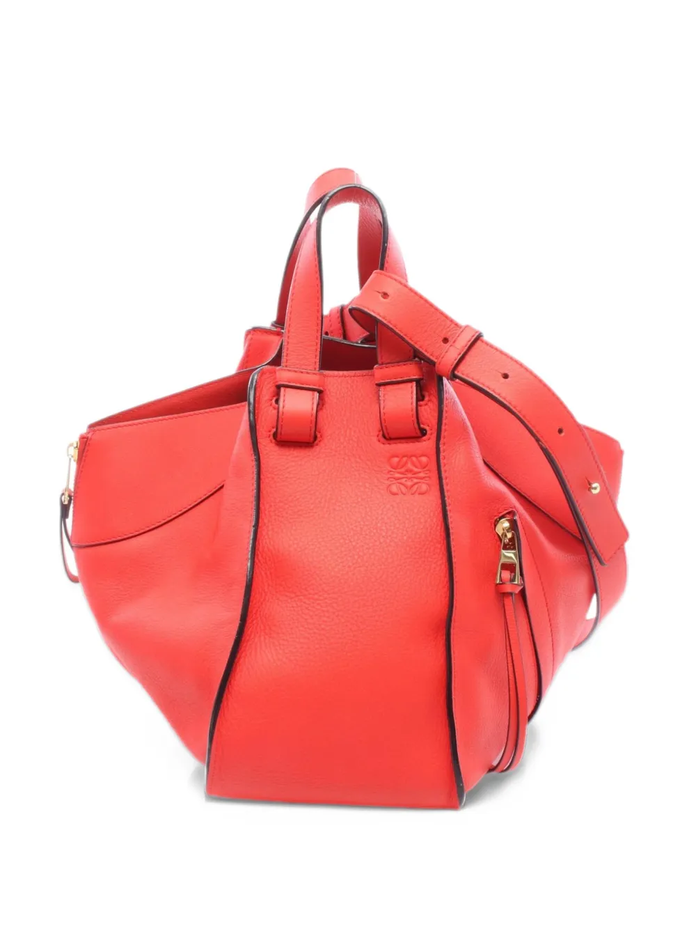 Loewe Pre-Owned 2000s Hammock leather tote bag - Rosso