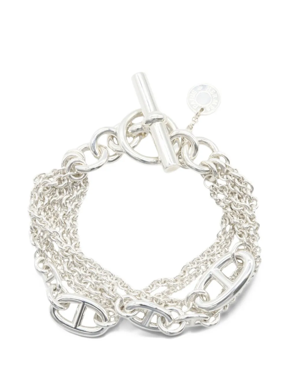 Hermès Pre-Owned 2020s Farandole multi-chain bracelet - Argento