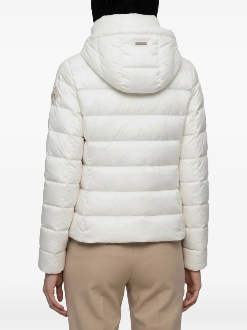 Herno Hero hooded padded jacket Wit