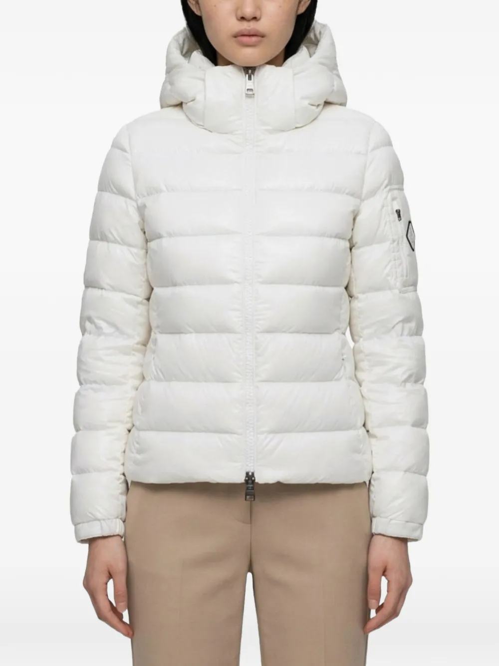 Herno Hero hooded padded jacket Wit