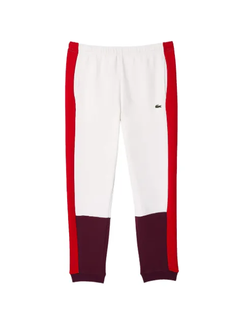 Lacoste colour-block track pants