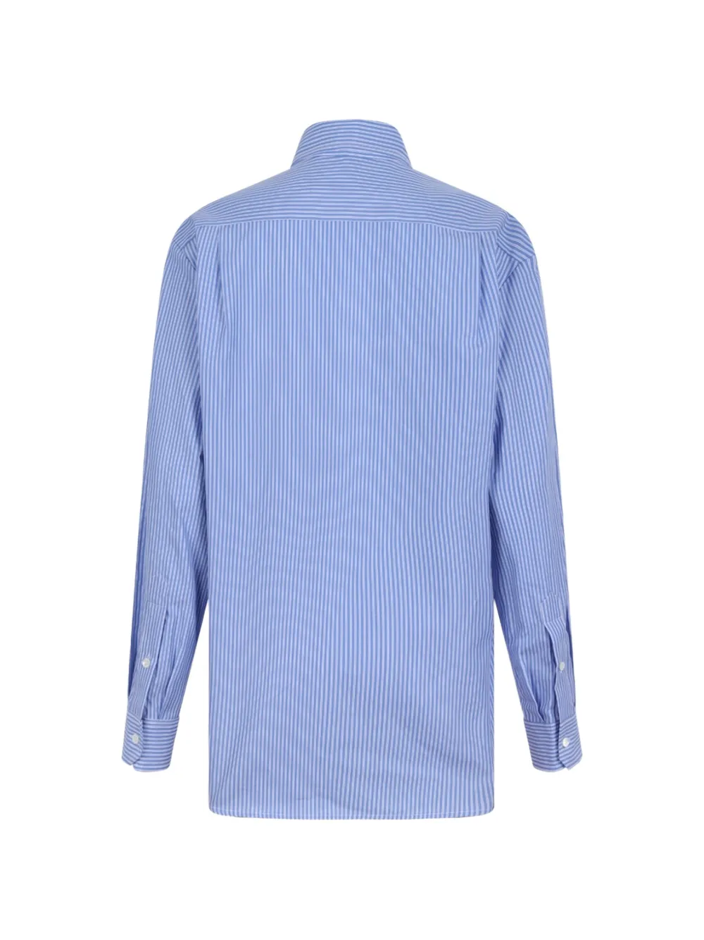 Douuod Gestreept overhemd Blauw
