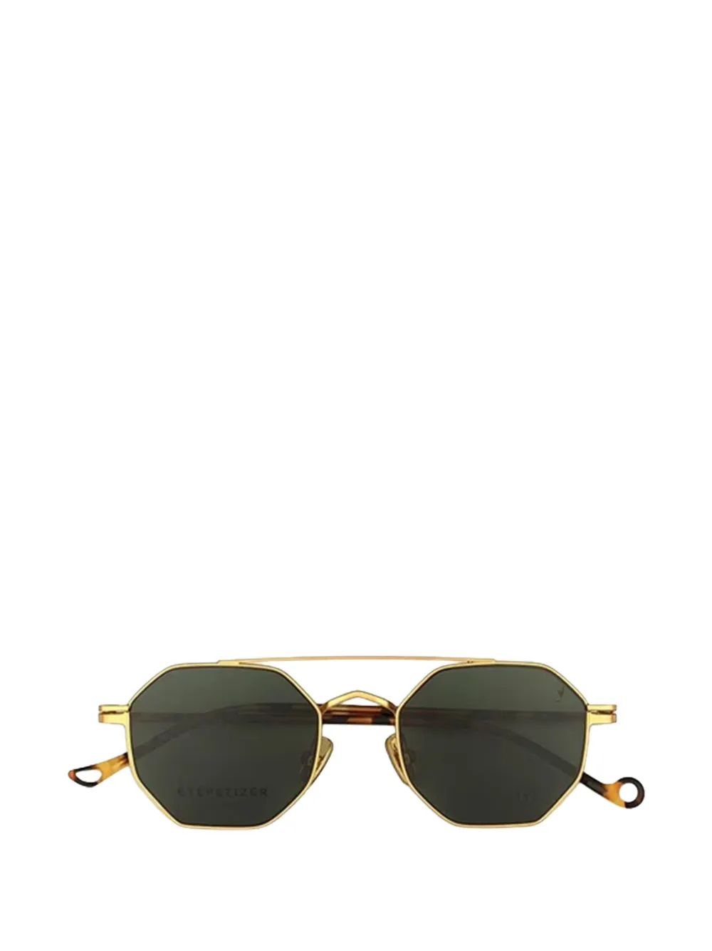 Eyepetizer Lime Vista geometric-frame sunglasses Goud
