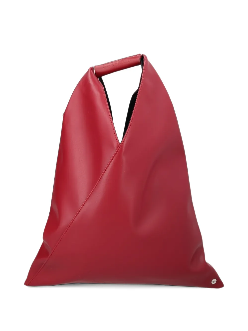 MM6 Maison Margiela Kids Japanese triangular tote bag Rood