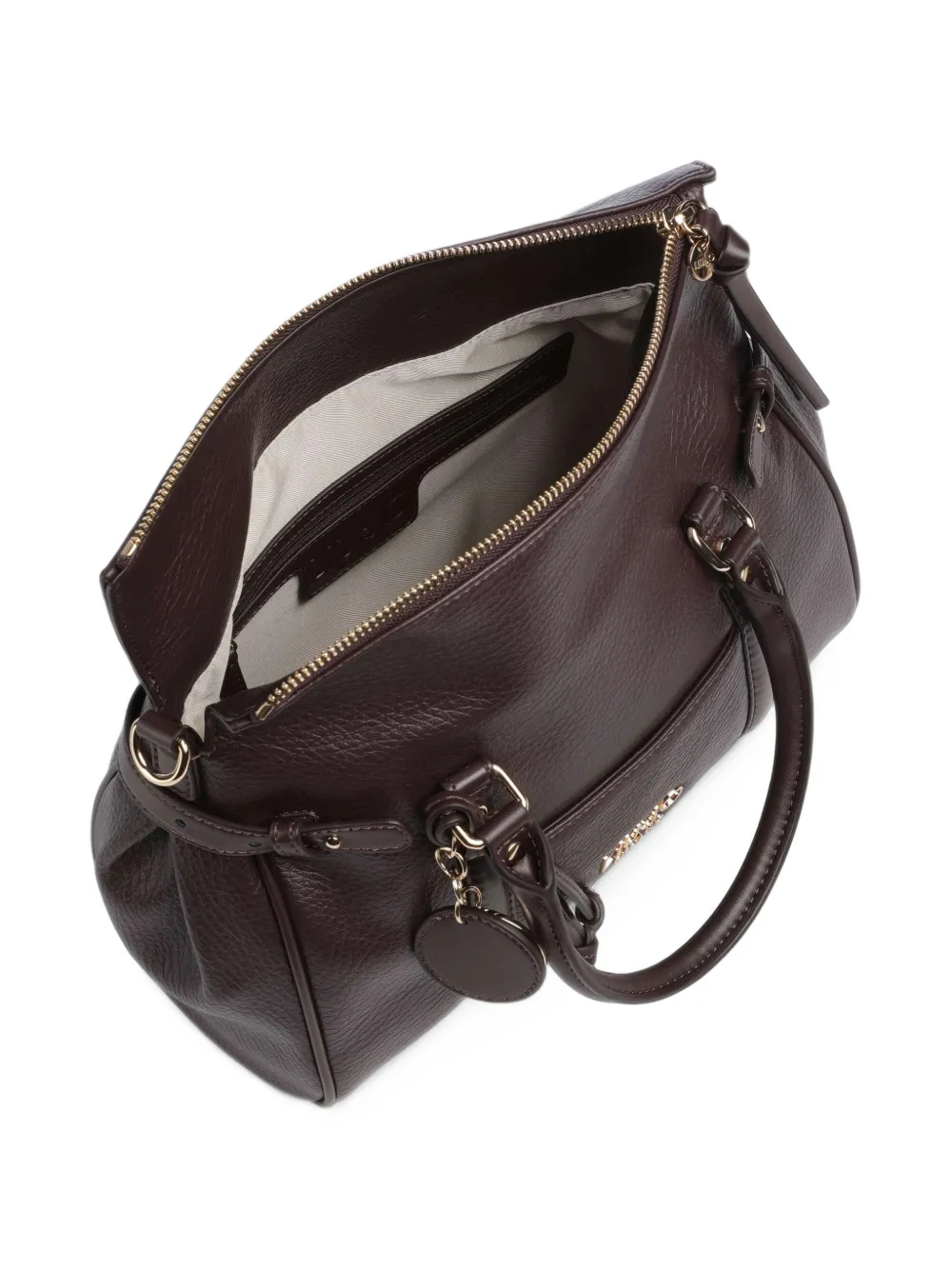 LIU JO logo-plaque tote bag Bruin