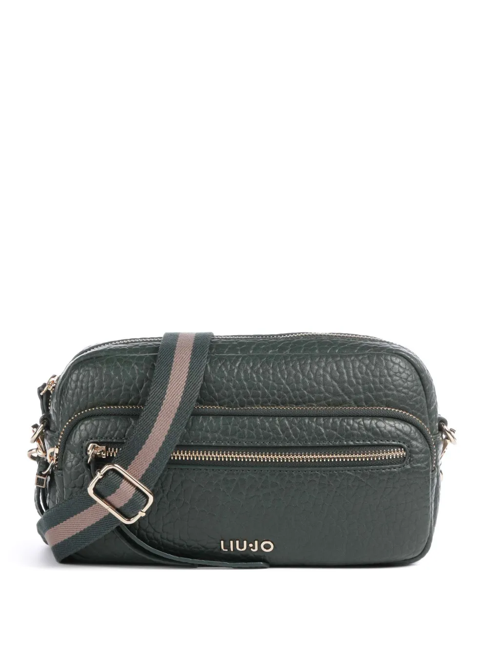 LIU JO grained-effect cross body bag - Verde