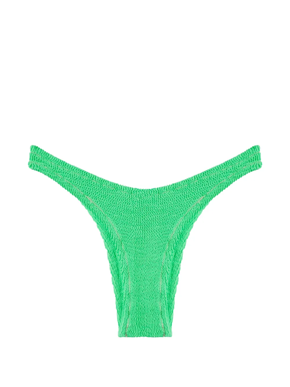 Reina Olga Ginny crinkled bikini bottoms - Verde