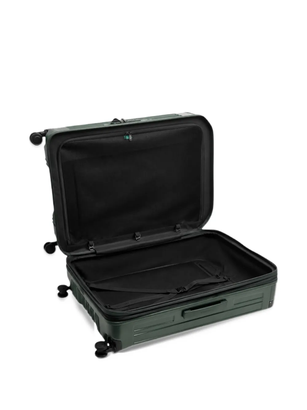 PIQUADRO large ridged suitcase Groen