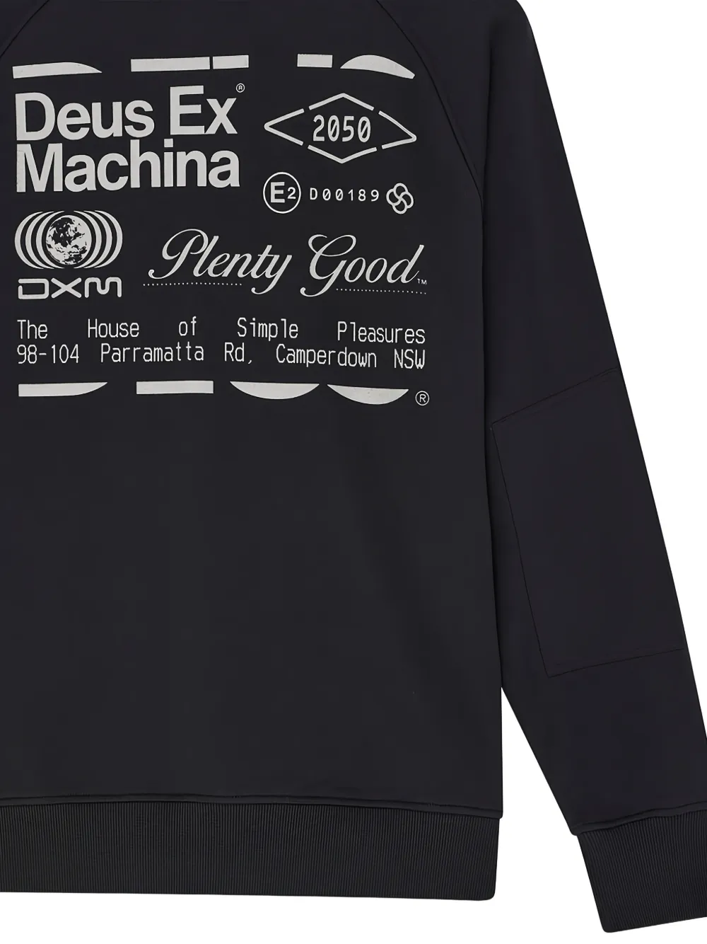 Deus Ex Machina Plenty Good Crew graphic-print sweater Zwart