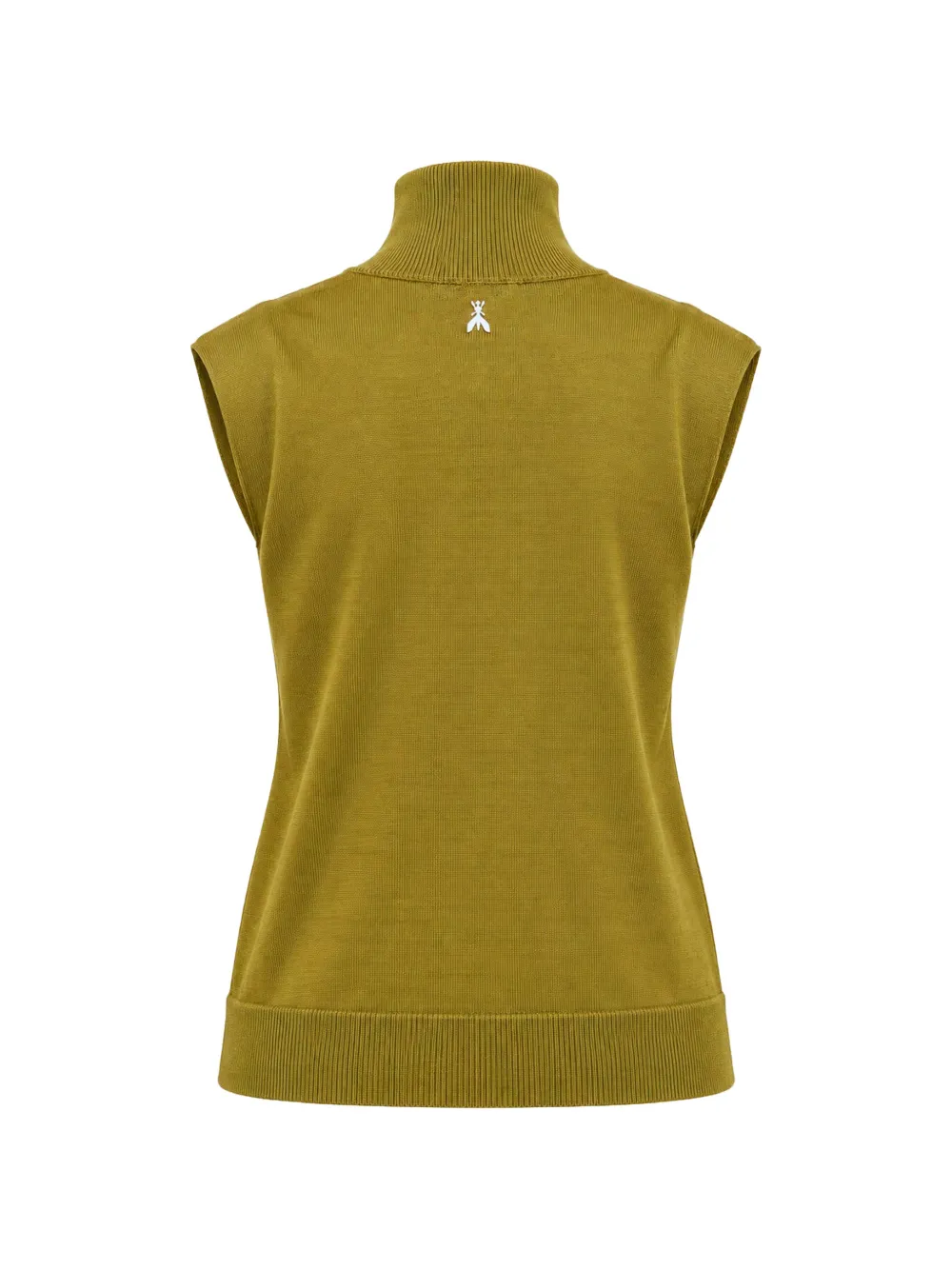 Patrizia Pepe roll-neck sleeveless sweater Groen