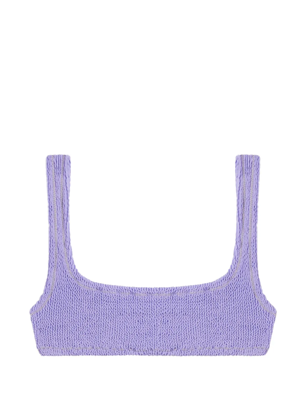 Reina Olga Ginny crinkled bikini top Paars