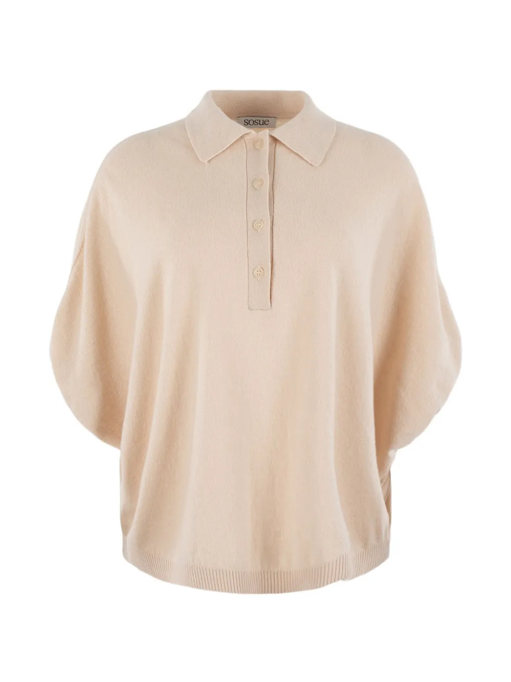 SoSUE Cowboy short-sleeve sweater - Rosa
