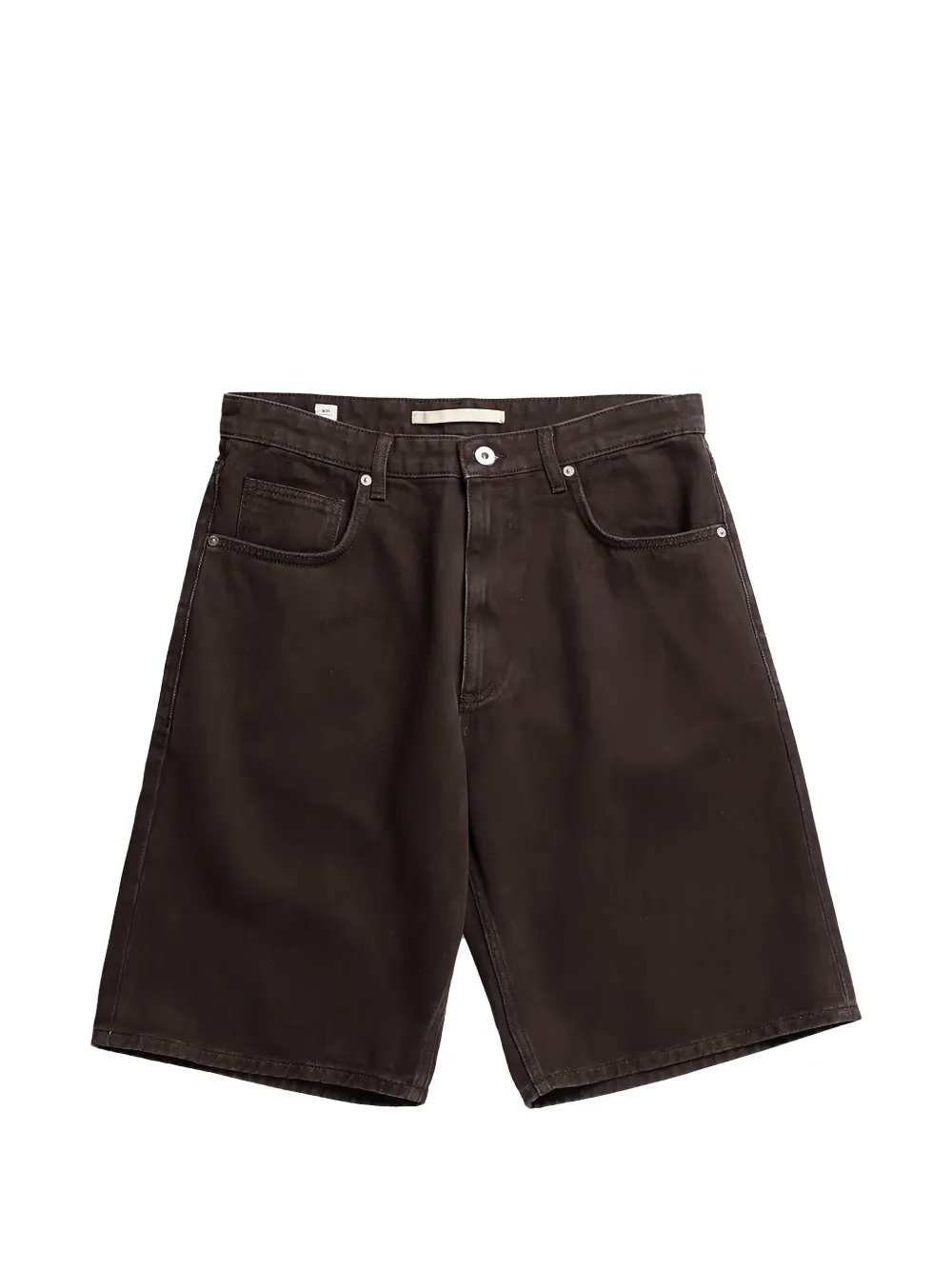 Norse Projects straight-leg five-pocket shorts - Marron