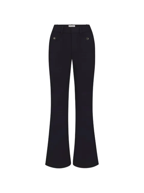 FRAME flare shrunken pocket trousers