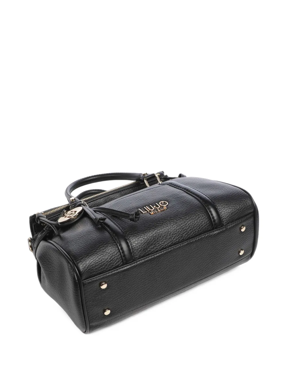 LIU JO logo-plaque tote bag Zwart