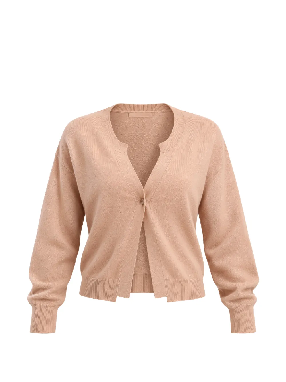 ALPHA STUDIO fine-knit single-button cardigan - Rosa