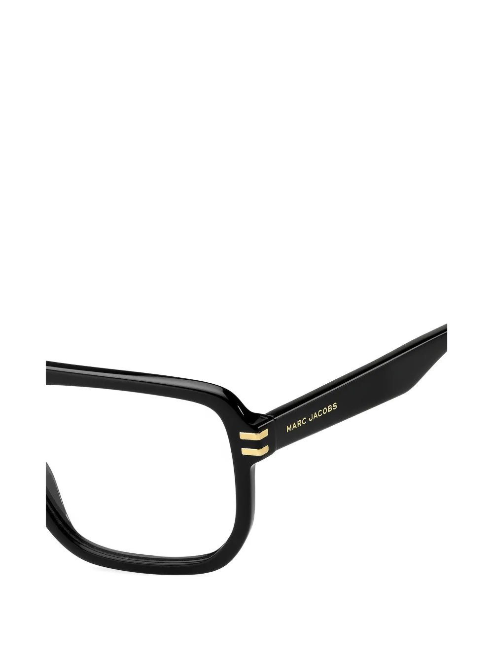 Marc Jacobs Eyewear double-bridge pilot-frame glasses Zwart