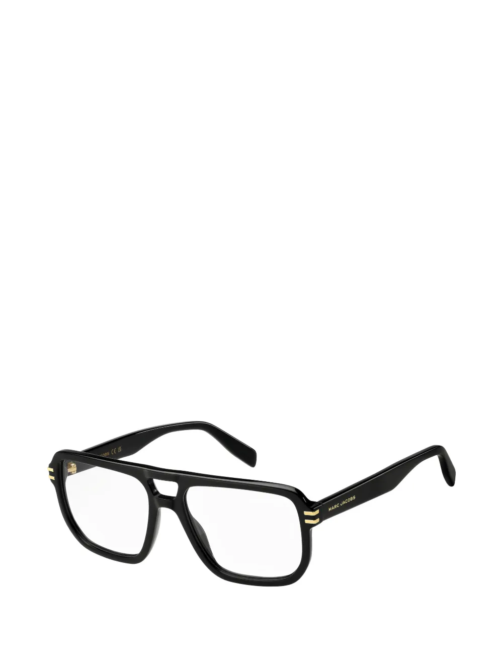 Marc Jacobs Eyewear double-bridge pilot-frame glasses - Nero