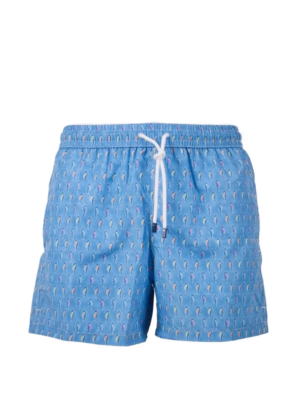 Fedeli seahorse-print swim shorts - Blu