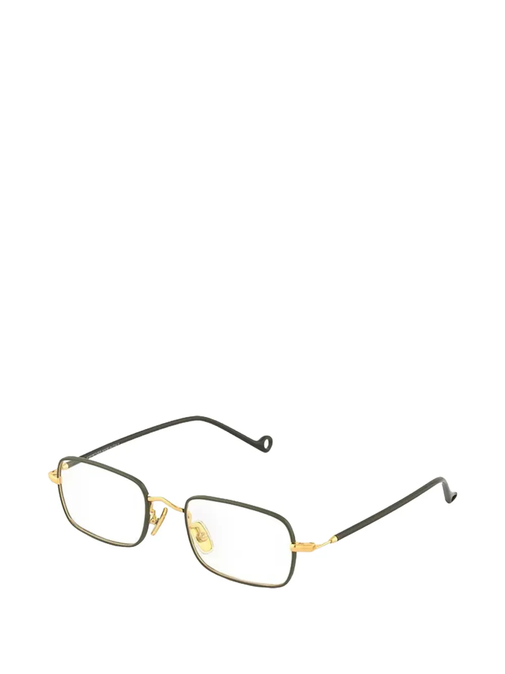 Eyepetizer Kampong rectangle-frame glasses | Green | Image 1