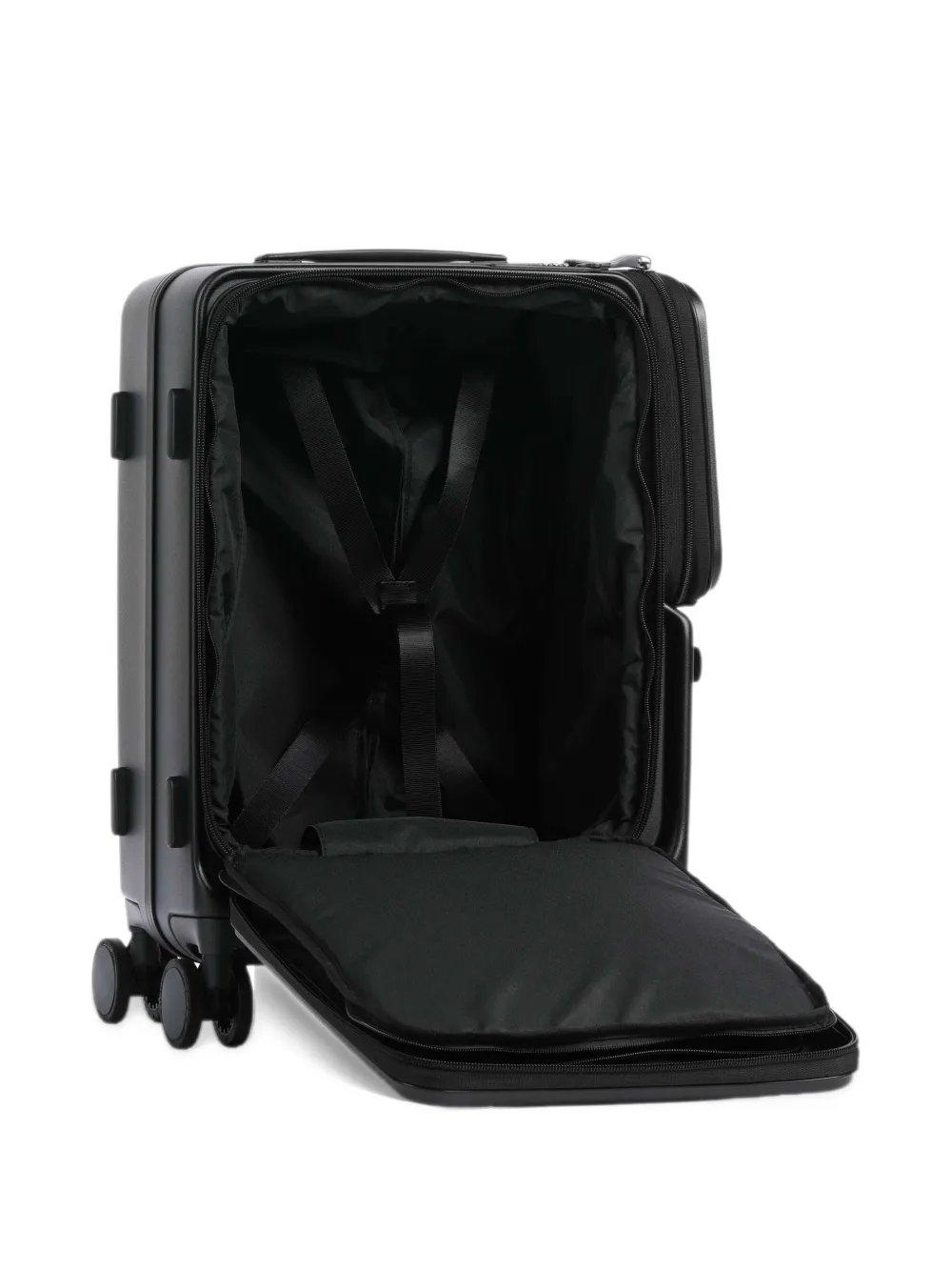 PIQUADRO ridged suitcase Zwart
