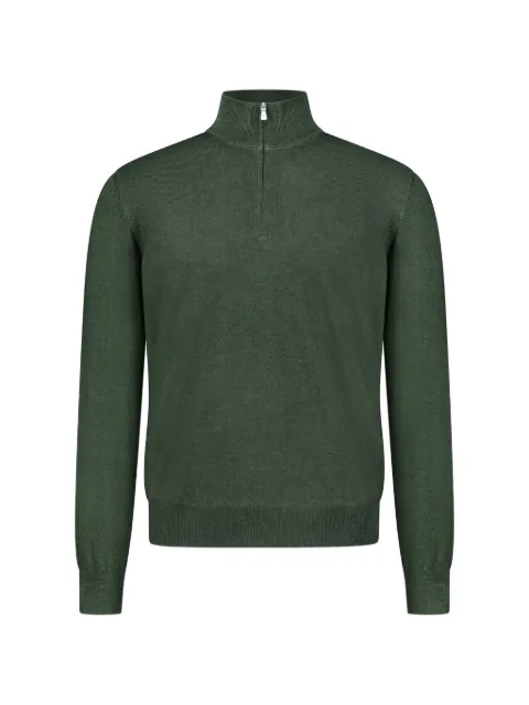 Gran Sasso quarter-zip wool sweater