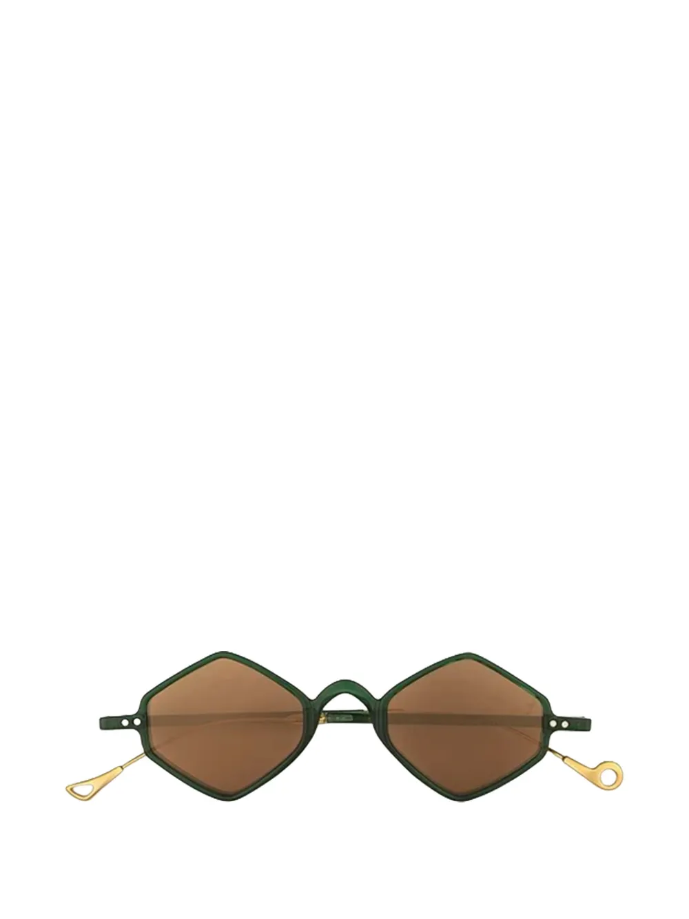 Eyepetizer Duomo geometric-frame sunglasses Groen