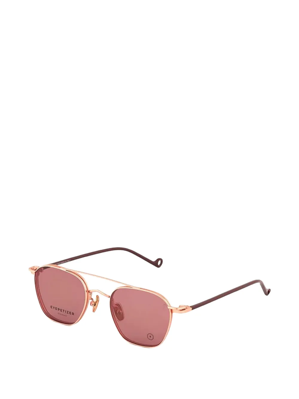 Eyepetizer Ice clip-on pilot-frame sunglasses Goud