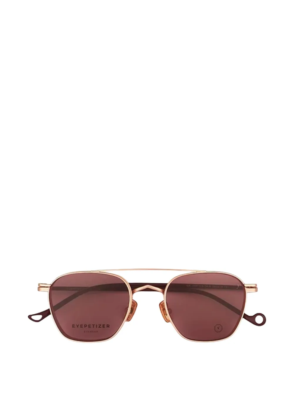 Eyepetizer Ice clip-on pilot-frame sunglasses Goud