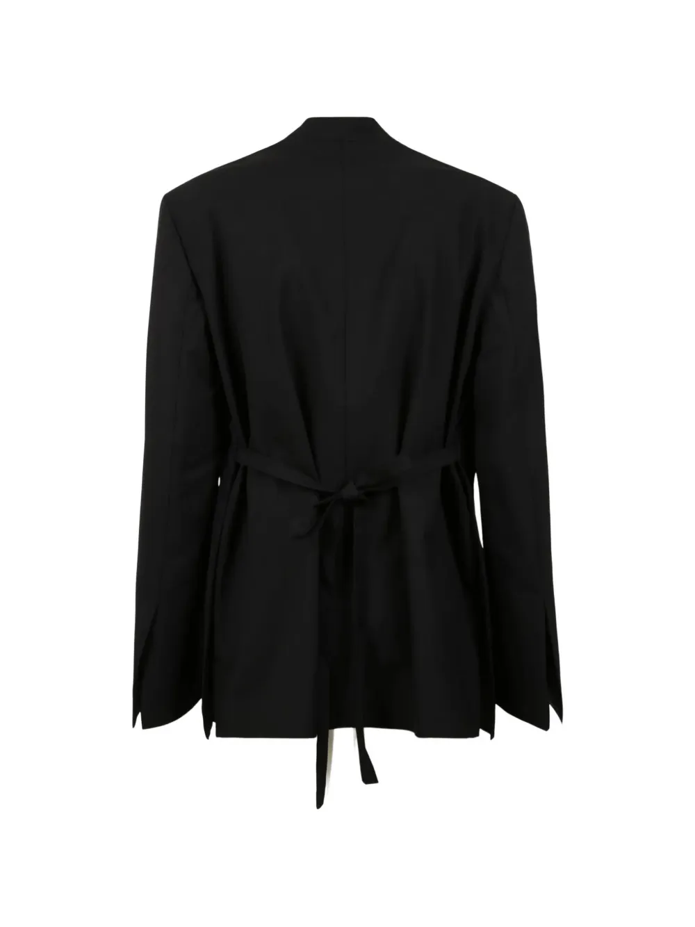 HERSKIND Clarissa tie-waist blazer Zwart