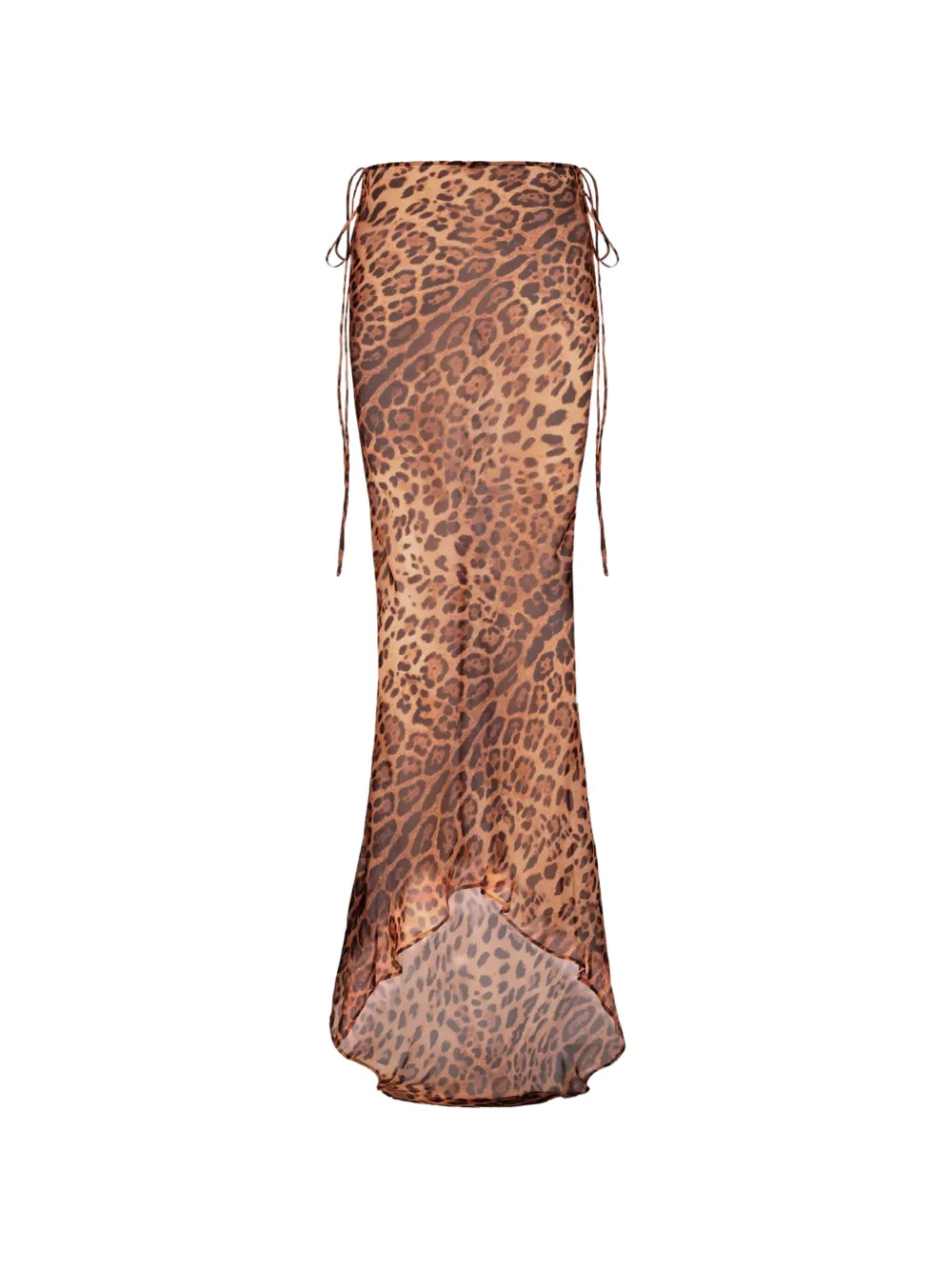 Reina Olga Sirenusa leopard-print maxi skirt Bruin