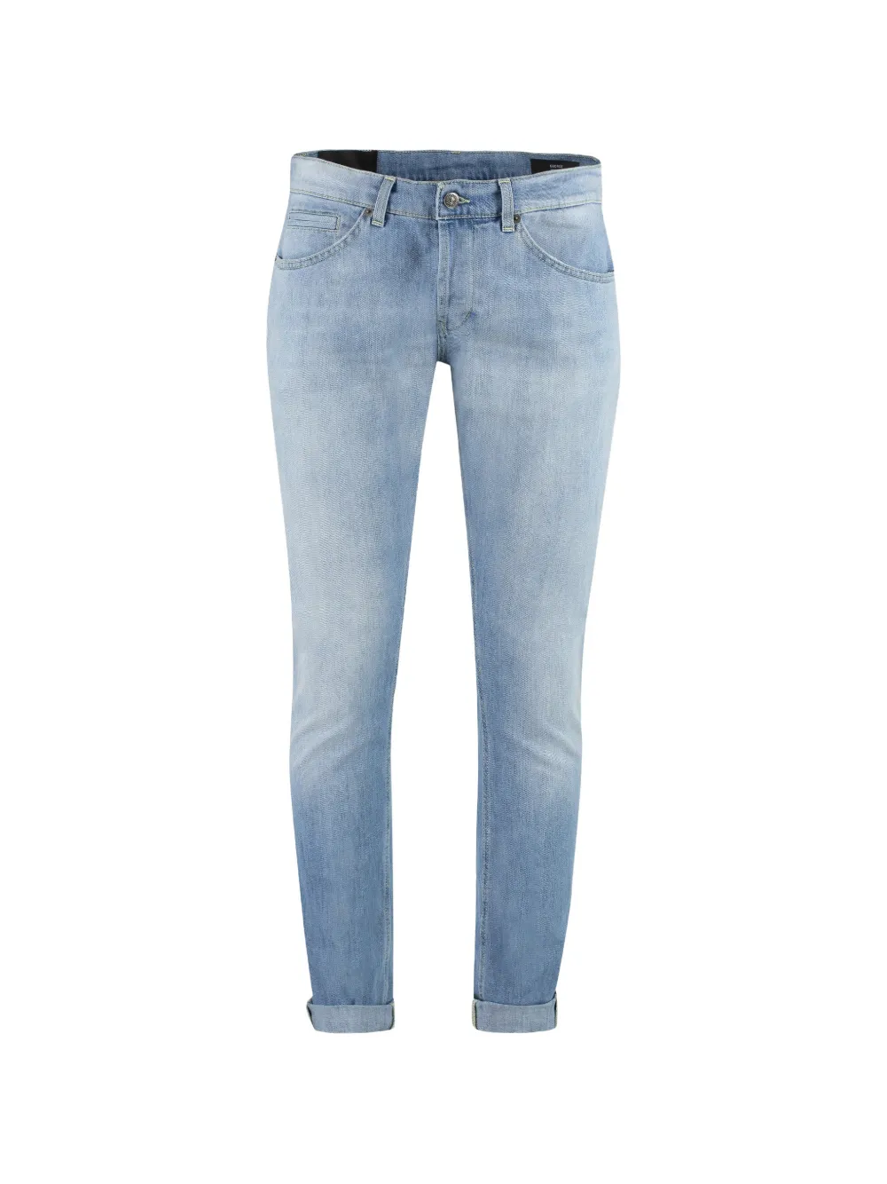 DONDUP faded whiskered slim-fit jeans - Blu