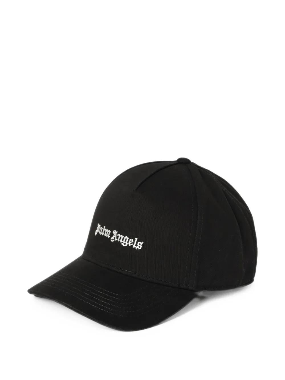 Palm Angels Honkbalpet met geborduurd logo Zwart