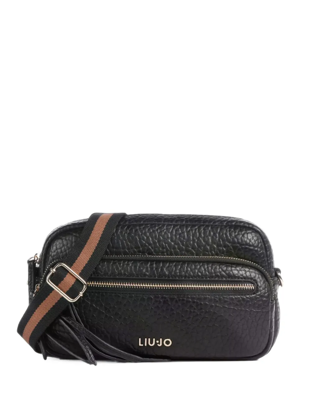 LIU JO pebbled camera cross body bag - Nero