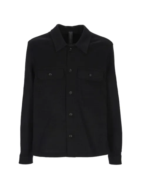 Hosio button-up chest-pocket jacket