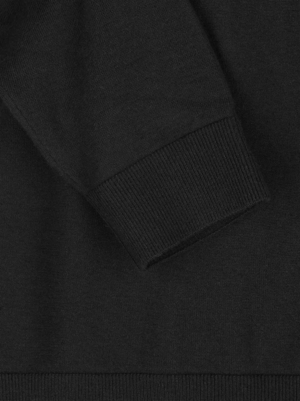 Zegna cashmere roll-neck sweater Zwart