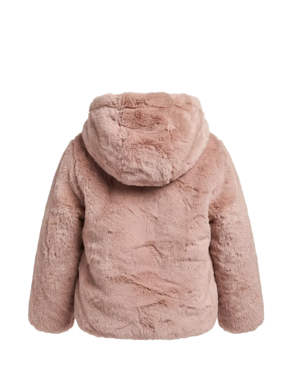 Save The Duck Kids Chloe reversible faux-fur jacket Roze