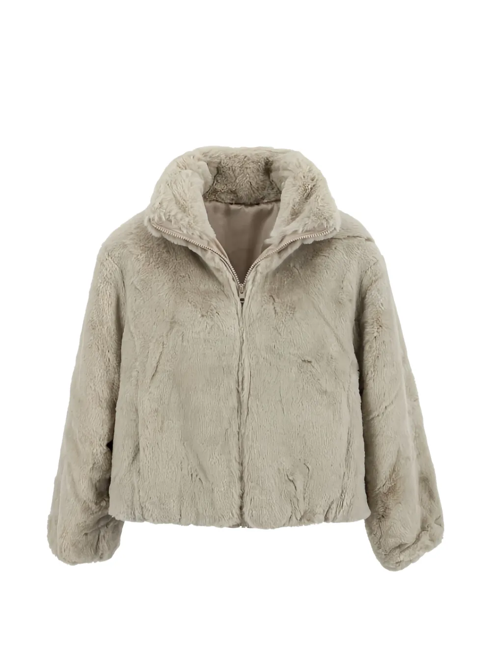 Save The Duck Kids Ceri reversible faux-fur padded jacket - Toni neutri