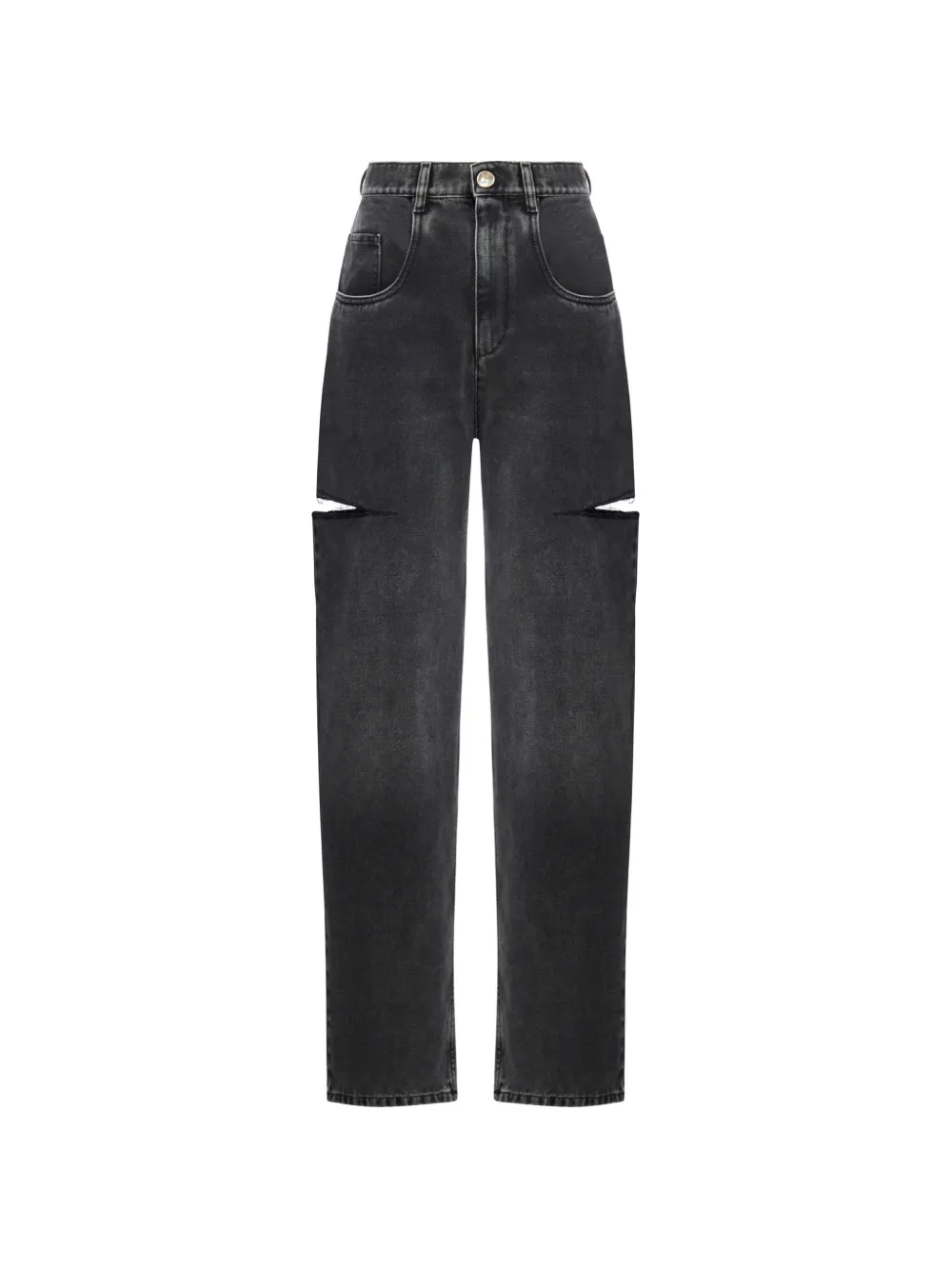 Maison Margiela cut-out jeans - Nero