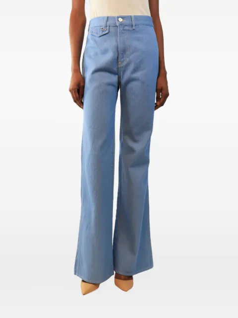 Veronica Beard Crosbie wide-leg jeans
