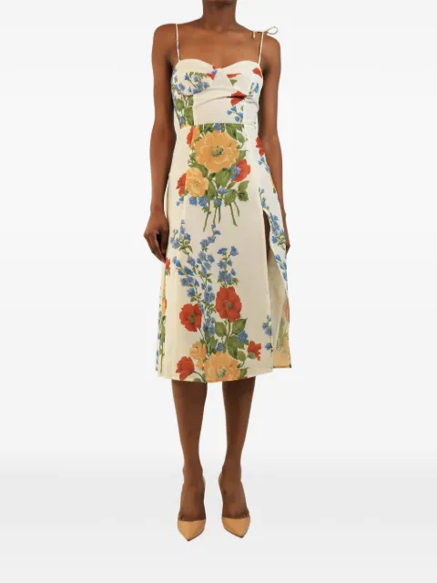 Reformation floral-print midi dress