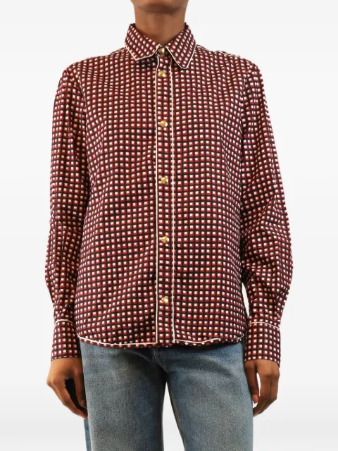 Marni Pre-Owned square-print shirt