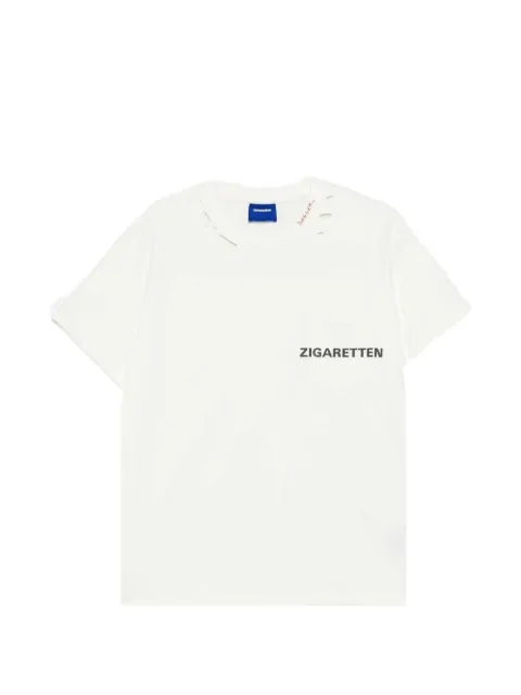 DAGGER Zigaretten distressed-effect T-shirt