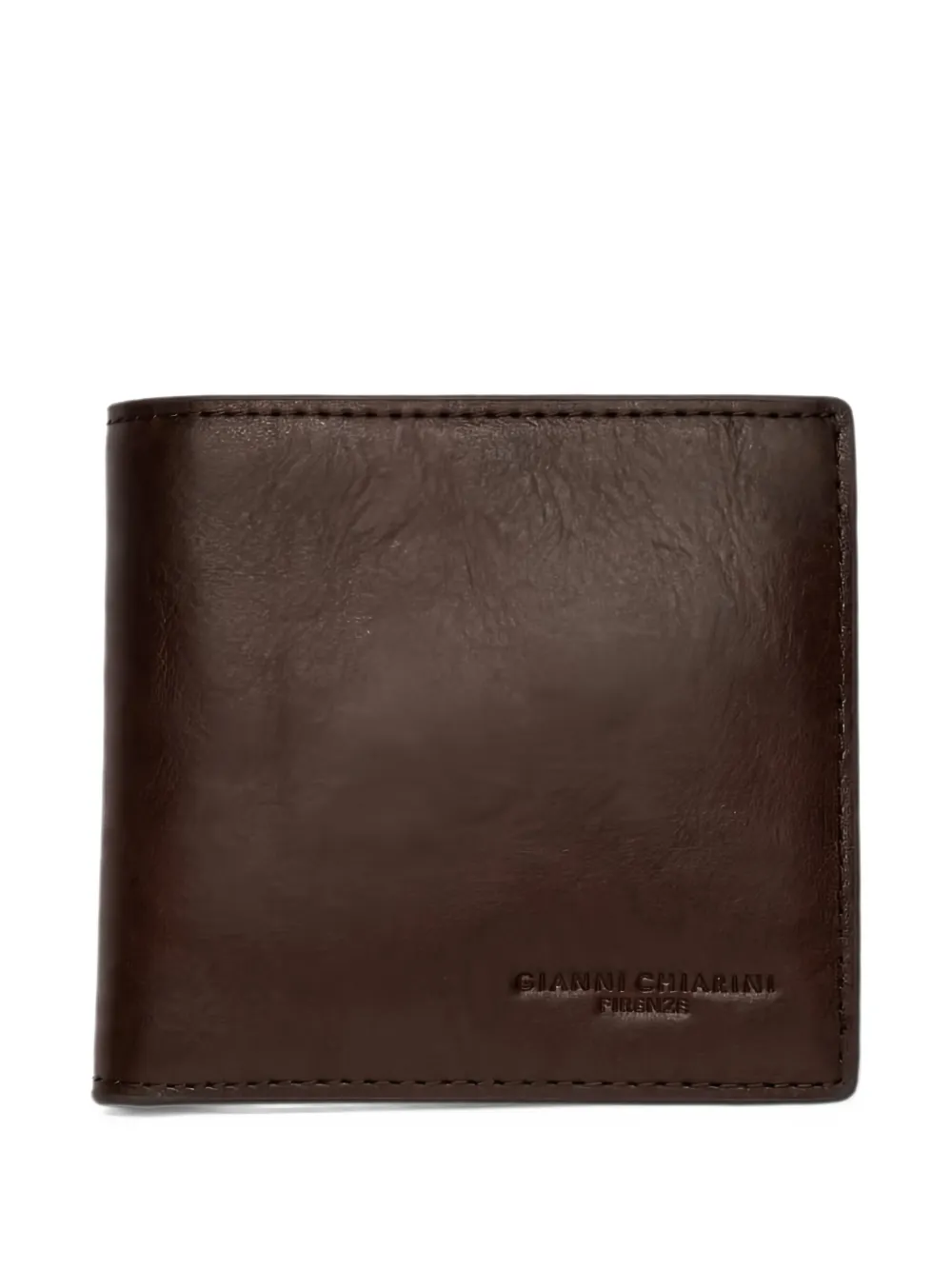 GIANNI CHIARINI leather bi-fold wallet - Marrone