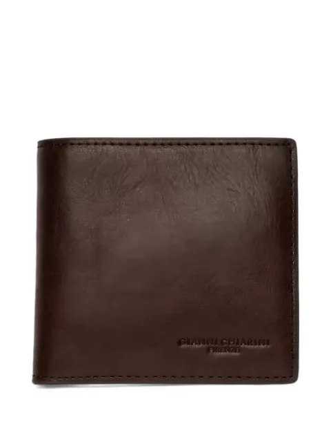 GIANNI CHIARINI leather bi-fold wallet