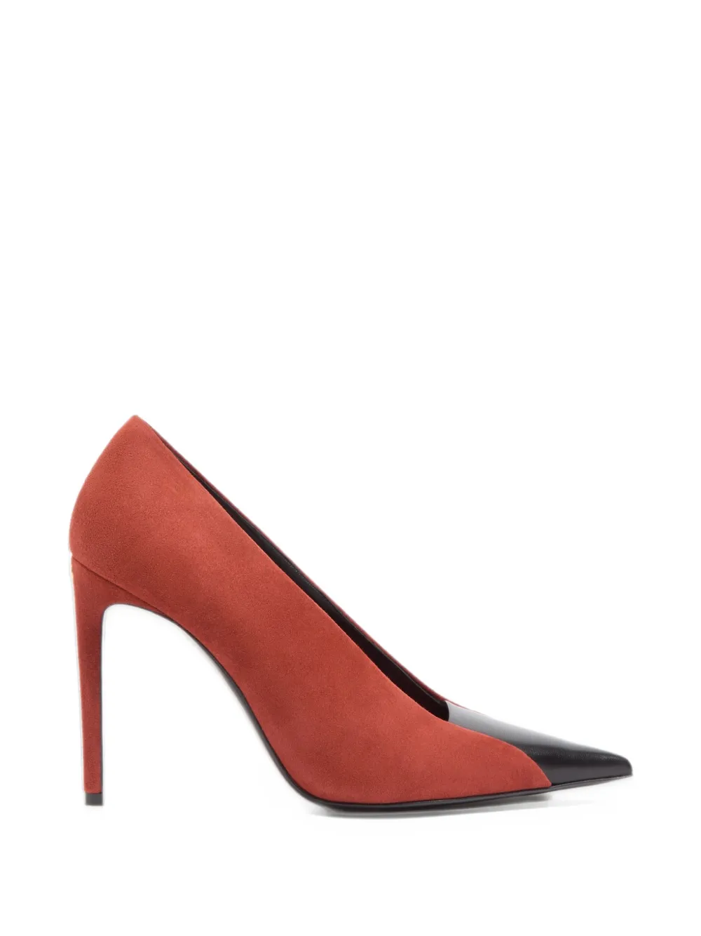 Valentino Garavani Révélé suede pumps 105mm - Red