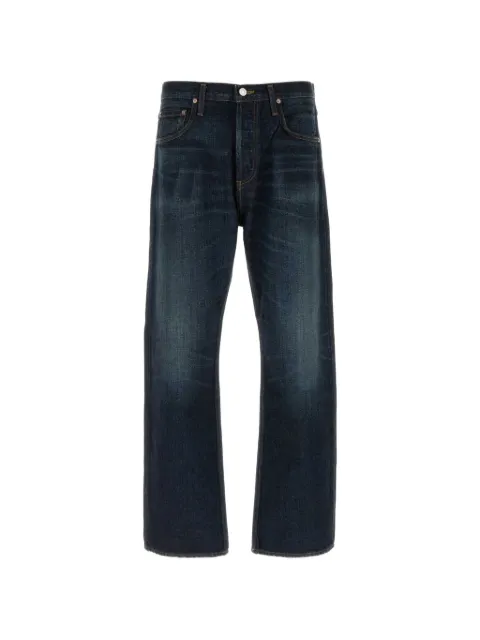 AGOLDE whiskering-effect jeans 