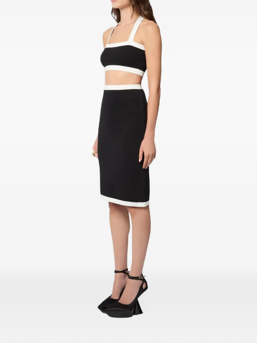 Nina Ricci Le Bralette knit top Zwart